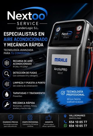 Carga de aire acondicionado y diagnosis de coches