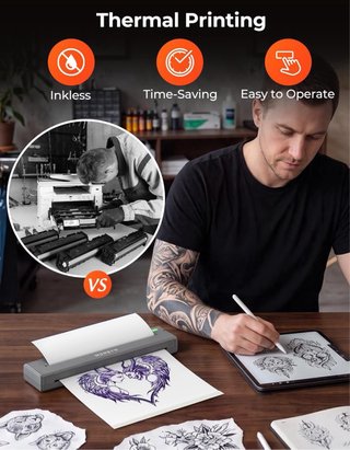 Impresora termica tatuajes MUNBYN