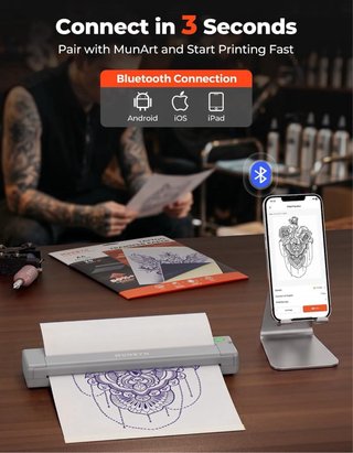 Impresora termica tatuajes MUNBYN