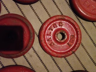 2 discos Salter 3kg.