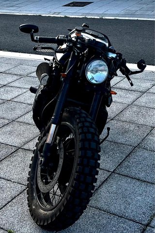 BMW K75 Scrambler Negra Homologada