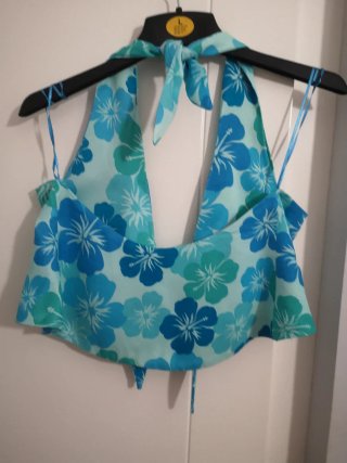 Top Zara NUEVO escote halter