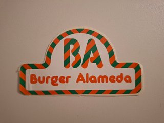 Pegatina Vintage Burger Alameda Sevilla