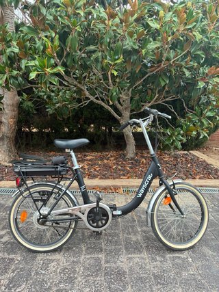 Bicicleta eléctrica Wayscral plegable – batería 24