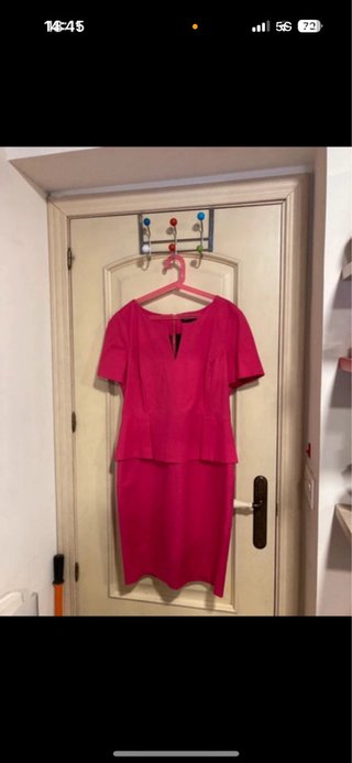Vestido Pedro del Hierro Rosa Talla 44