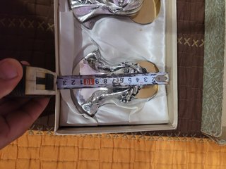 Figuras religiosas metal antiguas en su caja origi