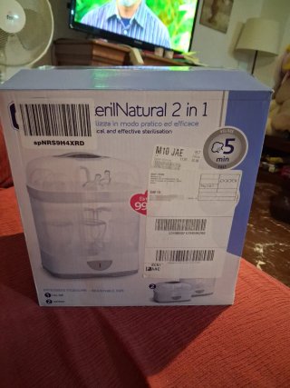 Esterilizador de biberones Chicco SterilNatural 2