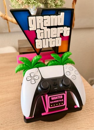 Soporte mando GTA VI Personalizado PS5/Xbox OFERTA