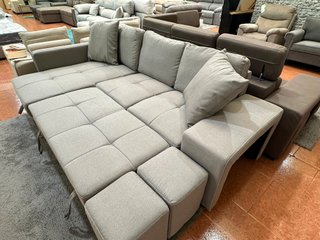 Sofá Cama Arcon + 2 Pufs 250cm