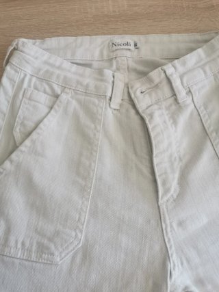 Pantalón ancho beige NICOLI