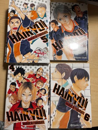 Mangas Haikyû!! 1,2,3,4,5,6,7