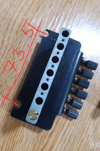 Trémolo de guitarra super stratocaster vintage