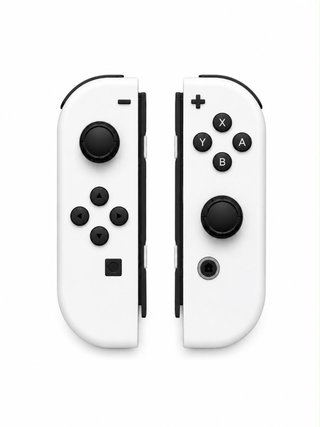 Joycons Nintendo Blancos