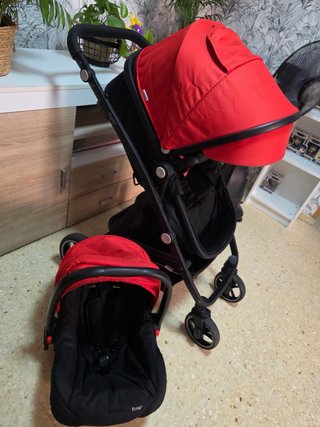 Carrito de bebé Asalvo Two rojo