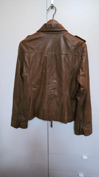 Lacoste - Chaqueta de 100% Piel de Cordero