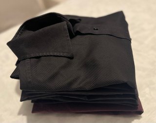 Camicie uomo eleganti nere e bordeaux