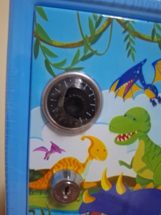 Hucha Caja Fuerte Infantil Dinosaurios