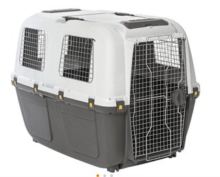 Transportín Plástico Skudo 8 IATA Gris