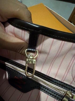 Louis Vuitton Neverfull Bolso Beige/Marrón
