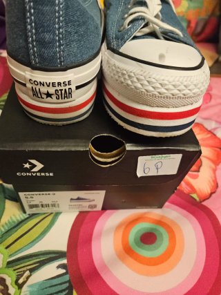 Zapatillas Converse Talla 36 Azul/Blanco