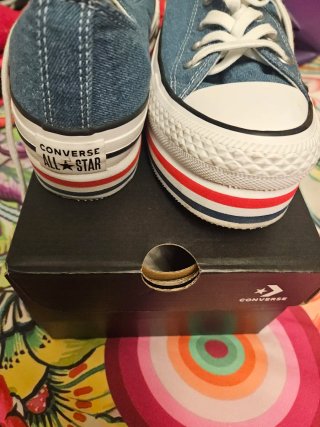 Zapatillas Converse Talla 36 Azul/Blanco