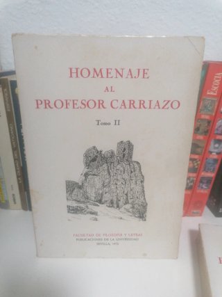 Homenaje al Profesor Carriazo. 3 volúmenes.