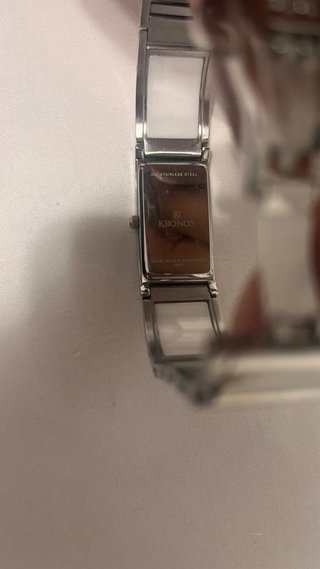 Reloj Kronos Plata y Blanco