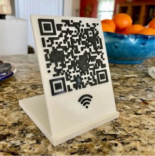 Placa Señal QR WiFi según tu