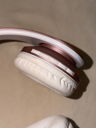 Auriculares Rose Gold y Blanco con Estuche