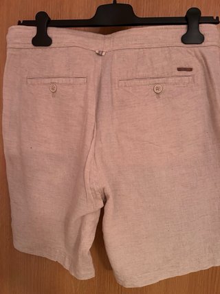 Bermuda hombre beige