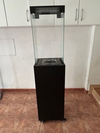 Estufa de exterior e interior de cristal