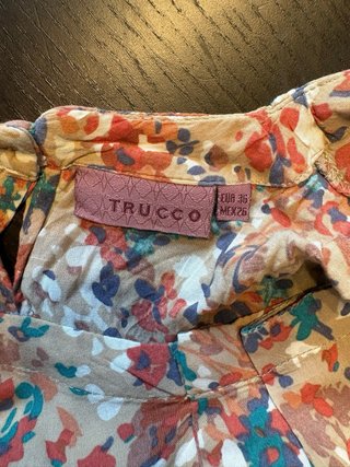 Top floral Trucco sin mangas