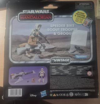 Figuras Star Wars Scout Trooper y Grogu