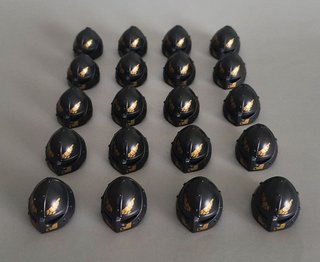 Playmobil Lote 20 Casco Grafito y Oro Medieval.