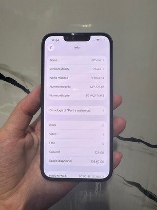iPhone 14 128GB Midnight