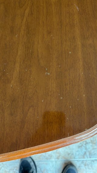 Mesa extensible de comedor de madera