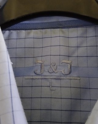 Camisa azul hombre