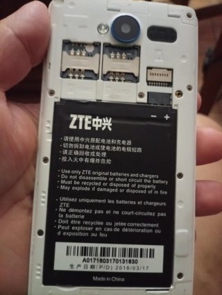 Móvil ZTE Blanco