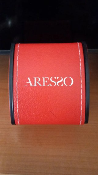Reloj FLENT dorado con esfera blanca