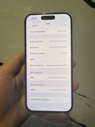 iPhone 15 Pro 512GB Nero