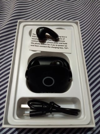 PAXA SU6-Tws Auriculares Inalámbricos Negros