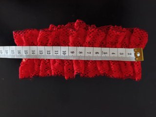 Liguero elástico rojo
