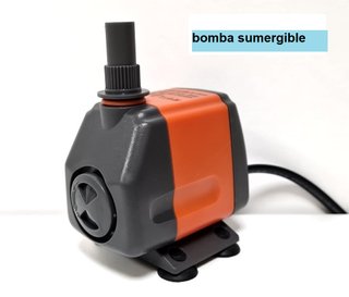 BOMBA AGUA SUMERGIBLE ESTANQUE ACUARIO PECERA