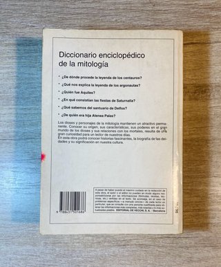 Libro Diccionario Mitologia