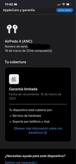 AirPods 4 ANC Cancelación Ruido +GARANTIA DE APPLE