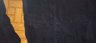 Americana blazer negra terciopelo