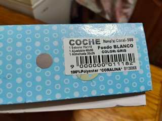Sabanas bebé capazo cochecito Nana's