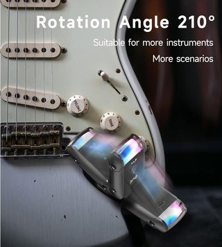 MAILANGSHI Audio inalámbrico Guitarra 70m RGB 12h