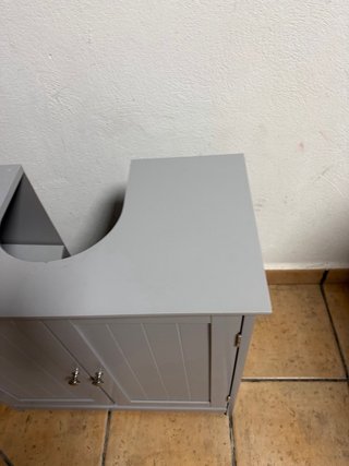 Lavabo de cerámica blanco