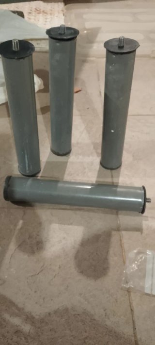4 Patas para Somier/Canapé Metálico